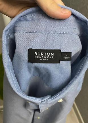 Голубая рубашка от бренда burton5 фото