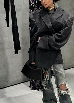 Сірі круті виварені джинси zara нова колекція