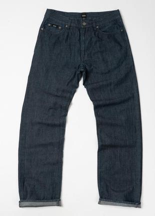 Hugo boss dark blue denim jeans мужские джинсы2 фото