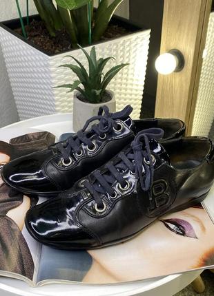 Кожаные кеды, туфли bally 37 размер