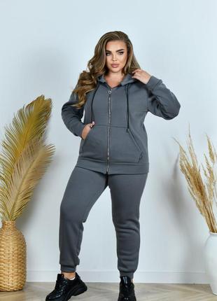 Спортивный костюм 3671, серый 50-52