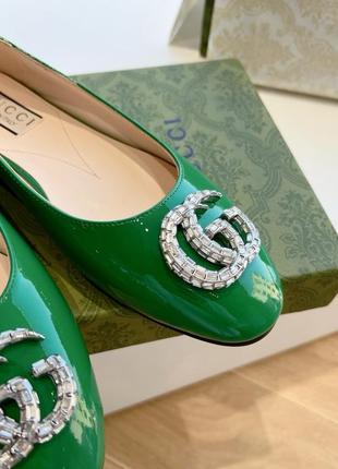 Балетки в стиле gucci 35-42рр 2024 весна-лето под заказ 20%6 фото