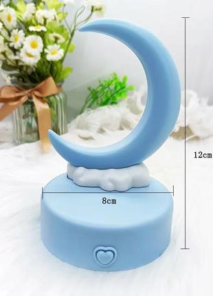 Ночник светильник детский игрушка месяц