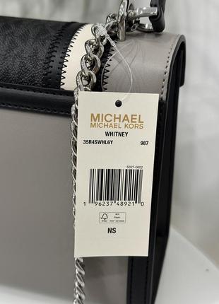 Сумка брендова michael kors whitney medium flap шкіра оригінал на подарунок дружині/дівчині5 фото