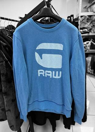 G-star raw свитшот большой лого свитер мужской gstar