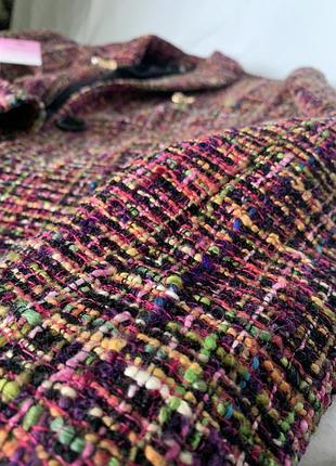 Твідовий піджак / різнокольоровий піджак / claudia strater / жакет