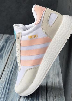 Распродаж! adidas iniki бежевые с белым кроссовки женские адидас инки весенние летние демисезонные демисезон низкие замшевые отменные качество7 фото