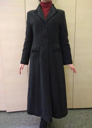 Стильное классическое пальто avalon fashion, шерсть2 фото