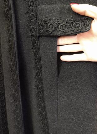 Стильное классическое пальто avalon fashion, шерсть5 фото