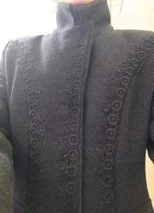 Стильное классическое пальто avalon fashion, шерсть9 фото