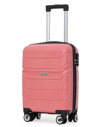 Валіза semi line 20" (s) pink (t5615-1)