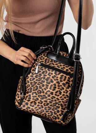 Сумка-рюкзак з леопардовим принтом 6747 s2 фото