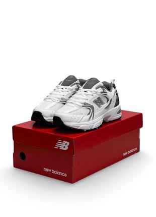 Жіночі кросівки new balance 530 white grey premium