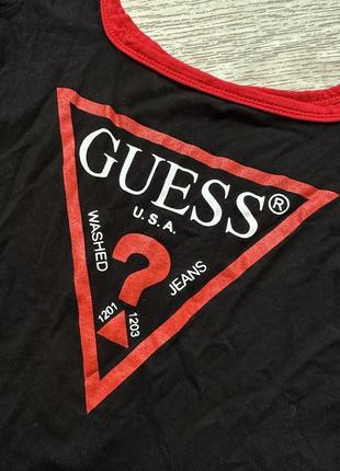 Стильный натуральный легкий боди футболка с лого guess7 фото