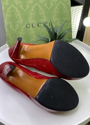 Лаковые туфли gucci номерные 🔥♥️5 фото