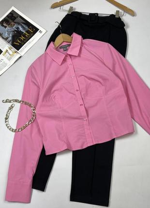 Рожева укорочена сорочка корсет barbie primark 35/xs