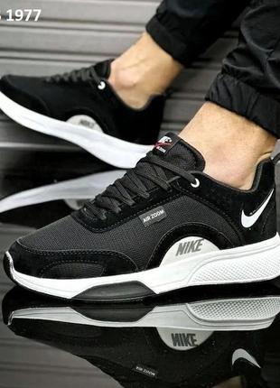 Кросівки nike air zoom чорно-білі