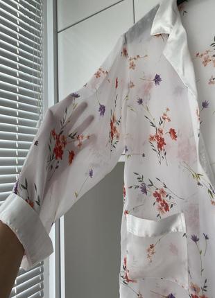 Блуза mellow в бельевом стиле рубаха ночнушка белая атлас2 фото