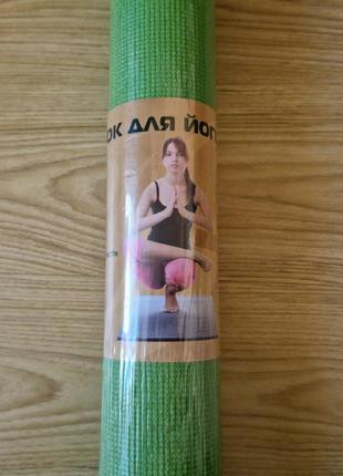 Килимок для йоги та тренувань (каремат) pro4ммfi fitness 173х61см 4мм