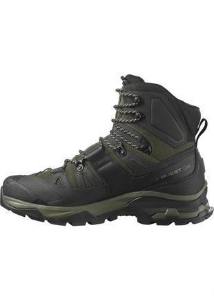 Оригінальні черевики salomon quest 4 gore-tex. зелені / олива / olive night. 4129254 фото