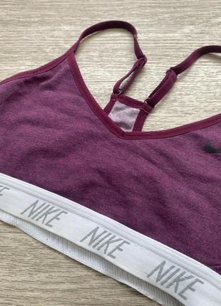 Стильный спортивный топ для фитнеса тренировок nike indy soft bra 34/xs4 фото