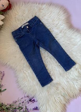 Красивые джинсы zara девочке 1-1,5 года