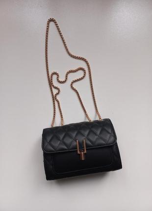 Сумка чорна клатч