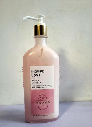 Лосьйон для тіла aromatherapy love rose vanilla by bath&body works