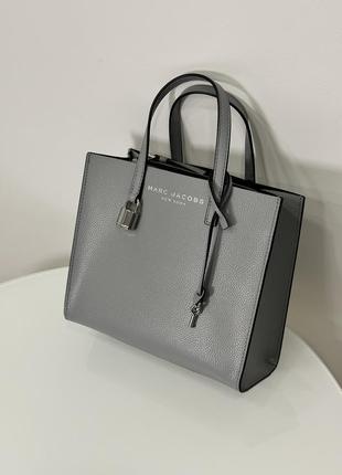 Сумка брендова marc jacobs mini grind tote шкіра оригінал на подарунок дружині/дівчині