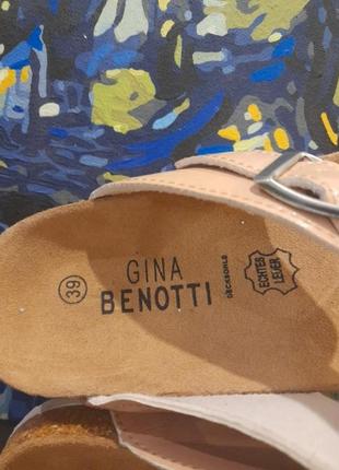 Шлепанцы женские, вьетнамки gina benotti