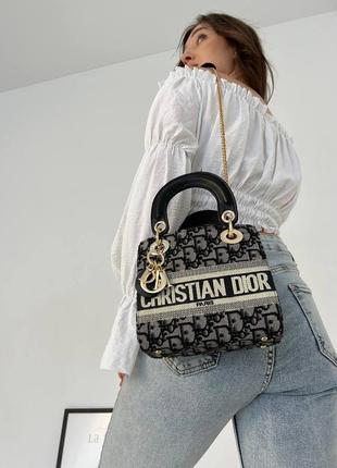 Dior mini textile/женская сумка/жіноча сумка/женская сумочка4 фото