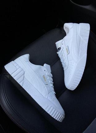 Puma cali triple white