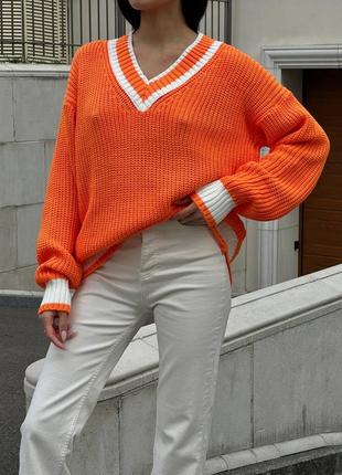 ❗️ sale ❗️ джемпер свитер с v образным вырезом3 фото