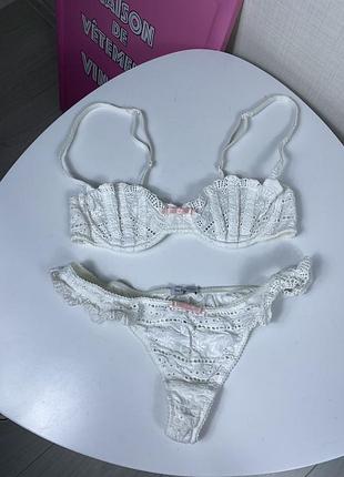 Elle macpherson intimates комплект белья кружевной трусики лиф