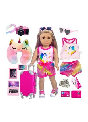 Іграшкова валіза та аксесуари для ляльки8 фото