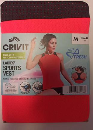 Классная, спортивная маечка crivit sport ( германия) размер м ( 40/42 eur)