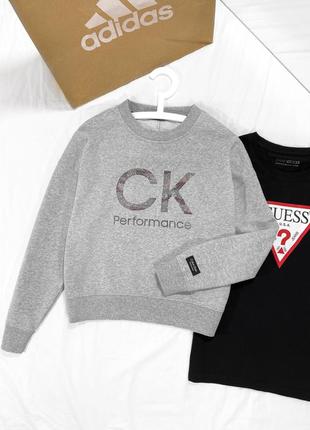 Свитшот от calvin klein performance, оригинал🖤8 фото