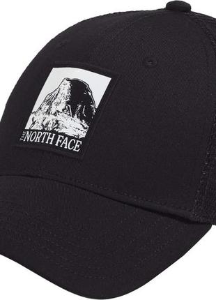 Бейсболка the north face mudder trucker cap nf0a5fxai7y чорна з патчем