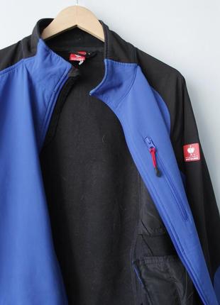 Мужская куртка софтшел синяя черная engelbert strauss ветровка на флисе утепленная кофта зимняя dewalt snickers helly hansen строительная рабочая м6 фото