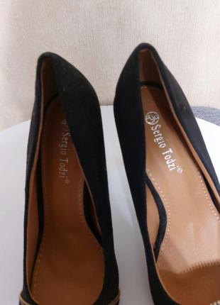 Новые красивые туфли на шпильке 24см 36р sergio todzi4 фото