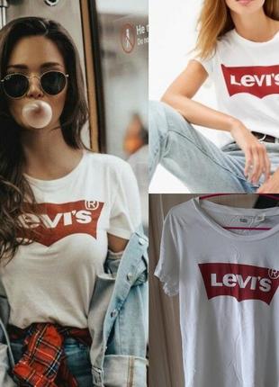 Футболка levi’s оригинал из лого 100%котон/levis