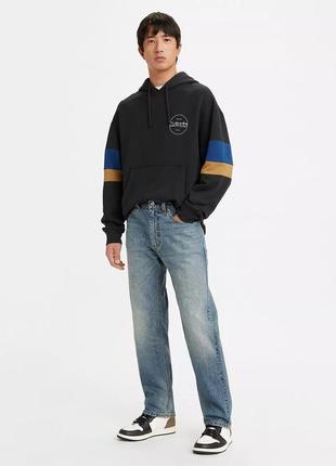 Джинси levi’s 505 regular fit men’s contrasting-panel jeans, оригінал