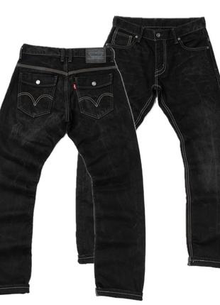 Levis 514 vintage black denim jeans мужские джинсы