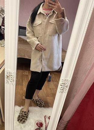 Пальто рубашка оверсайз sinsay розпродаж акція