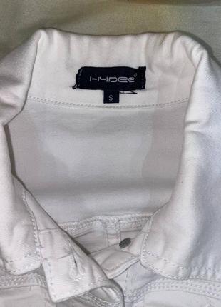 Белая куртка джинсовка  chicoree p.s4 фото