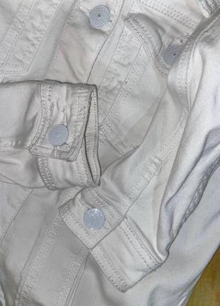 Белая куртка джинсовка  chicoree p.s5 фото
