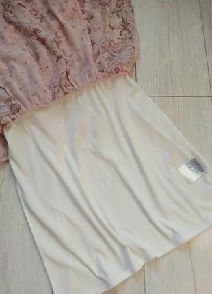 Шифоновая юбка макси цветочный принт4 фото
