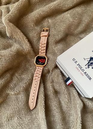 Us polo assn led watch оригинал новые женские наручней часы лэд + браслеты6 фото