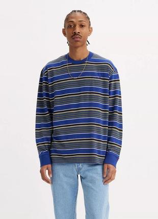 Лонгслів, кофта levi’s relaxed long sleeve authentic t-shirt, левіс, оригінал1 фото