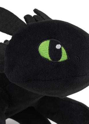 Мягкая игрушка weber toys дракон ночная фурия беззубик 18 см черный (wt722)4 фото